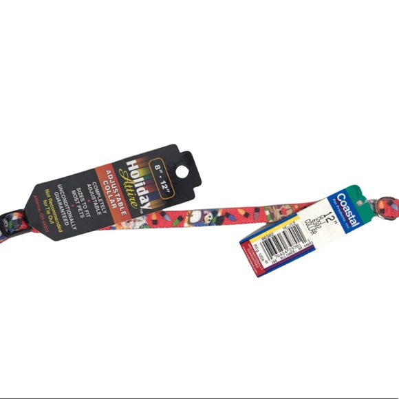 NWT 8"-12" Coastal Holiday Attire Dog Collar - Picture 3 of 5